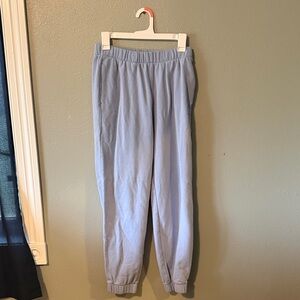 Hollister Medium Blue Fleece Jogger Pants